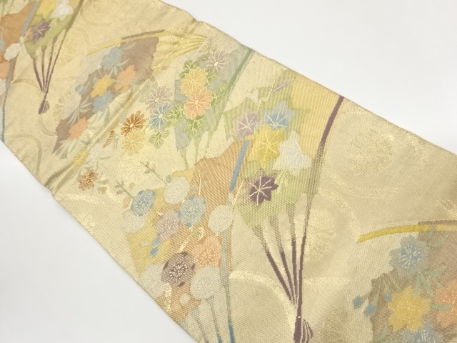 JAPANESE FUKURO OBI / WOVEN TATEWAKU PATTERN